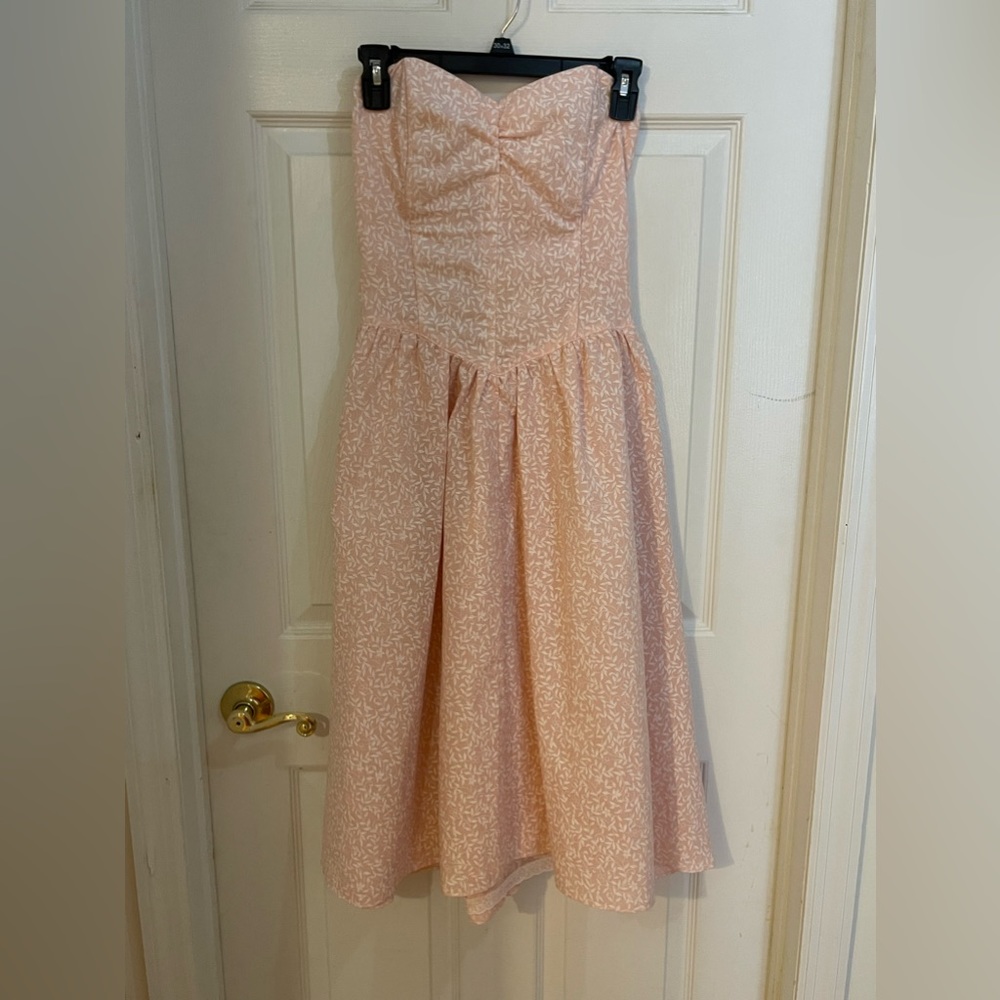 Vintage 80s 90s sleeveless prom dress